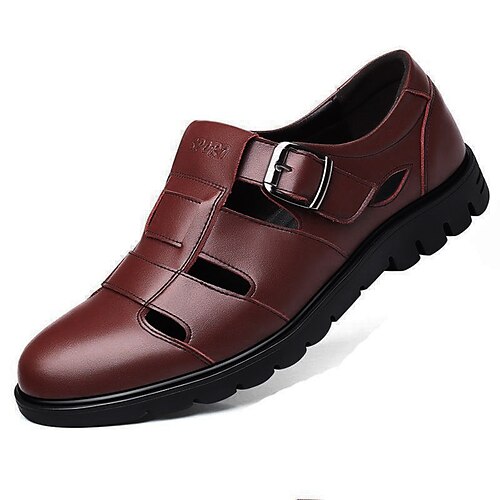 Hombre Sandalias Sandalias de moda Sandalias de cuero sandalias de pescadores Casual Estilo playero Exterior Playa PU Transpirable Negro Marrón Verano
Hombre Sandalias Sandalias de moda Sandalias de cuero sandalias de pescadores Casual Estilo playero Exterior Playa PU Transpirable Negro Marrón Verano