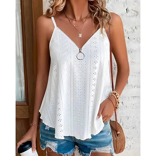 Damen Tank Top Weiß Gelb Rosa Glatt Ausgeschnitten Viertel Postleitzahl Ärmellos Casual Basic V Ausschnitt Standard S
Damen Tank Top Weiß Gelb Rosa Glatt Ausgeschnitten Viertel Postleitzahl Ärmellos Casual Basic V Ausschnitt Standard S