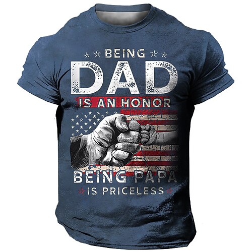 Herren T Shirt Papa-T-Shirt Graphic Hände Nationalflagge Frühling Sommer Outdoor Täglich Sport Modisch Designer Vintage Rundhalsausschnitt Kurzarm Bekleidung 3D-Druck Schwarz Blau Grün S M L XL 2XL
Herren T Shirt Papa-T-Shirt Graphic Hände Nationalflagge Frühling Sommer Outdoor Täglich Sport Modisch Designer Vintage Rundhalsausschnitt Kurzarm Bekleidung 3D-Druck Schwarz Blau Grün S M L XL 2XL