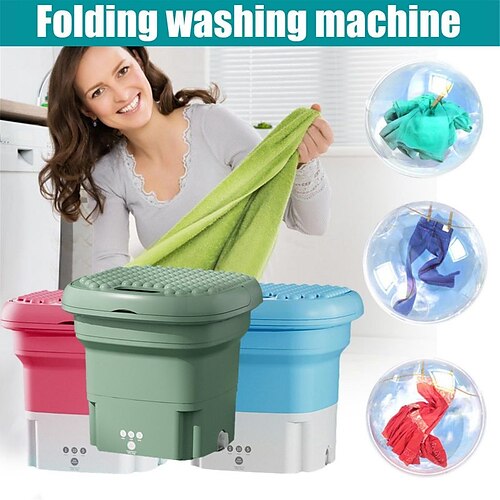 Lavadora plegable portátil de 4,5 l perfecta para ropa interior, calcetines y ropa de bebé
Lavadora plegable portátil de 4,5 l perfecta para ropa interior, calcetines y ropa de bebé