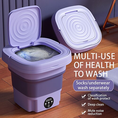 1 Stück 8 l zusammenklappbare Waschmaschine, tragbare Mini-Waschmaschine, geeignet für Camping, Wohnmobil, Reisen, Unterwäsche, BH, Socken, Waschmaschine, geeignet für den Heimgebrauch, 8 l, große
1 Stück 8 l zusammenklappbare Waschmaschine, tragbare Mini-Waschmaschine, geeignet für Camping, Wohnmobil, Reisen, Unterwäsche, BH, Socken, Waschmaschine, geeignet für den Heimgebrauch, 8 l, große