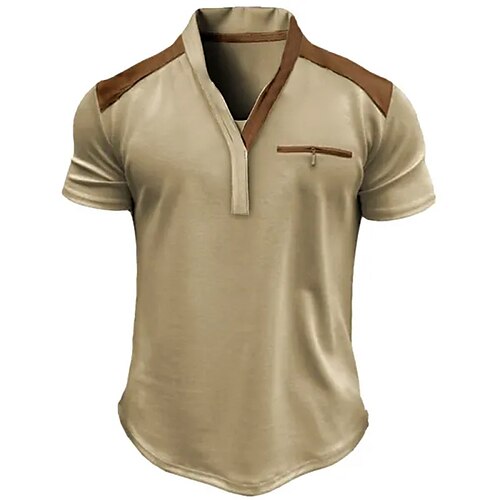 Homens Camiseta T-shirt Bloco de cor Decote V Rua Férias Manga Curta Roupa Moda Designer Básico
Homens Camiseta T-shirt Bloco de cor Decote V Rua Férias Manga Curta Roupa Moda Designer Básico