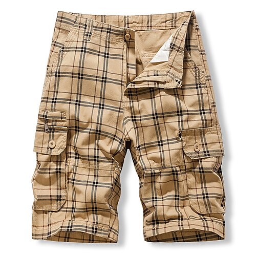 Hombre Pantalón Corto Cargo Pantalones cortos casuales Bolsillo Plaid Comodidad Transpirable Exterior Diario Noche 100% Algodón Moda Casual Negro Caqui
Hombre Pantalón Corto Cargo Pantalones cortos casuales Bolsillo Plaid Comodidad Transpirable Exterior Diario Noche 100% Algodón Moda Casual Negro Caqui