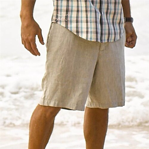 Hombre Pantalón corto Pantalones cortos de lino Pantalones cortos de verano Botón Bolsillo Pierna recta Plano Comodidad Transpirable Corto Casual Diario Festivos Mezcla Lino / Algodón Moda Estilo
Hombre Pantalón corto Pantalones cortos de lino Pantalones cortos de verano Botón Bolsillo Pierna recta Plano Comodidad Transpirable Corto Casual Diario Festivos Mezcla Lino / Algodón Moda Estilo