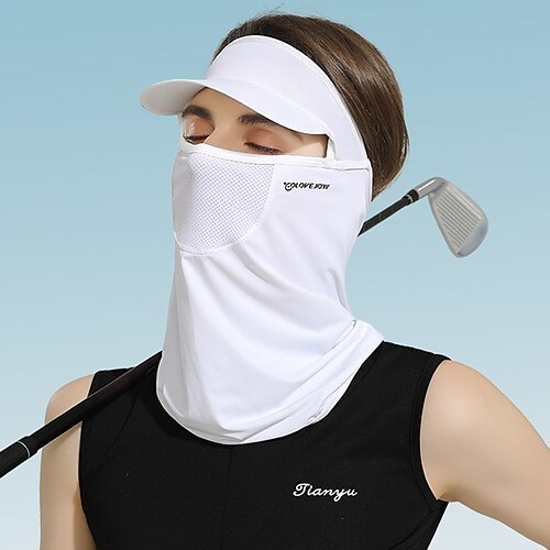 Chapéu de sol de golfe feminino e masculino capa de máscara facial de ciclismo boné de caminhada malha ao ar livre portátil proteção solar uv respirável secagem rápida cor sólida poliéster branco rosa
Chapéu de sol de golfe feminino e masculino capa de máscara facial de ciclismo boné de caminhada malha ao ar livre portátil proteção solar uv respirável secagem rápida cor sólida poliéster branco rosa
