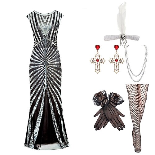 O Grande Gatsby Anos 20 Inspirado no vintage O Grande Gatsby Roupa Festa a Fantasia Saia de Saltador Mulheres Paetês Ocasiões Especiais Vintage Cosplay dia das Bruxas Festas Noite Festa / Coquetel
O Grande Gatsby Anos 20 Inspirado no vintage O Grande Gatsby Roupa Festa a Fantasia Saia de Saltador Mulheres Paetês Ocasiões Especiais Vintage Cosplay dia das Bruxas Festas Noite Festa / Coquetel