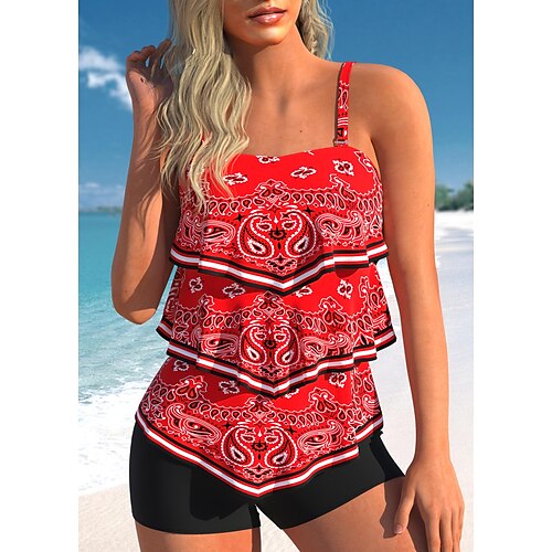 Maillots de Bain Tankini 2 pièces Maillot de bain Femme 2 Pièces Imprimé Cachemire Normal Maillots de bain Sportif Tenues de plage Eté
Maillots de Bain Tankini 2 pièces Maillot de bain Femme 2 Pièces Imprimé Cachemire Normal Maillots de bain Sportif Tenues de plage Eté