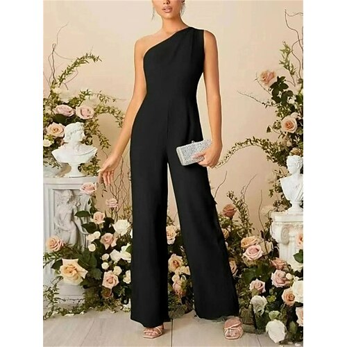 Mulheres Macacão Cintura Alta Côr Sólida Assimétrico Elegante Festa Para Noite Normal Sem Manga Preto S M L Verão
Mulheres Macacão Cintura Alta Côr Sólida Assimétrico Elegante Festa Para Noite Normal Sem Manga Preto S M L Verão