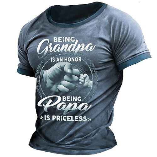 Homme T shirt Tee Graphic mains Col Ras du Cou Vêtement Tenue 3D effet Extérieur du quotidien Manche Courte Imprimer Mode Design Rétro Vintage Papa T-shirt
Homme T shirt Tee Graphic mains Col Ras du Cou Vêtement Tenue 3D effet Extérieur du quotidien Manche Courte Imprimer Mode Design Rétro Vintage Papa T-shirt