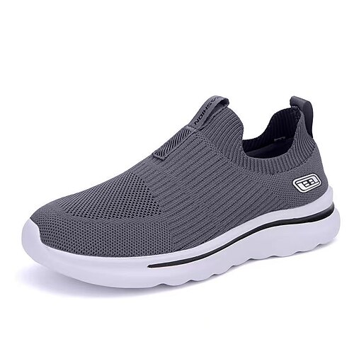 Homens Tênis Sapatos Flyknit Casual Ao ar livre Diário Caminhada Tecelagem voadora Respirável Cinza - Masculino Homens negros Verão Primavera
Homens Tênis Sapatos Flyknit Casual Ao ar livre Diário Caminhada Tecelagem voadora Respirável Cinza - Masculino Homens negros Verão Primavera