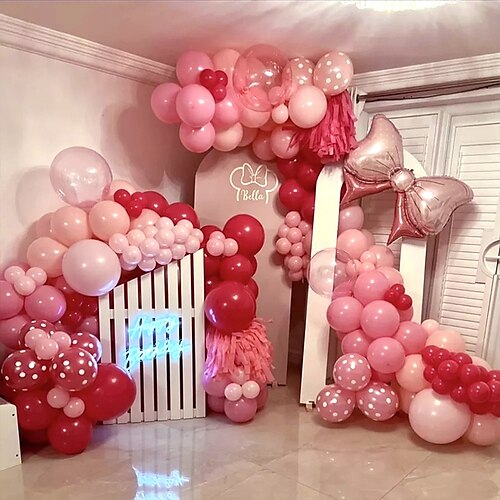 96 Stück Schmetterling rosa Mädchen Herz Gas Ball Kette Paket Geburtstag Party Thema Party Dekoration Ballon
96 Stück Schmetterling rosa Mädchen Herz Gas Ball Kette Paket Geburtstag Party Thema Party Dekoration Ballon