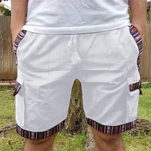 Homme Short Short d'été Short de plage Cordon Taille elastique Multi poche Mosaïque Confort Respirable Court Casual du quotidien Vacances Mode Style Ethnique Noir Blanche
Homme Short Short d'été Short de plage Cordon Taille elastique Multi poche Mosaïque Confort Respirable Court Casual du quotidien Vacances Mode Style Ethnique Noir Blanche
