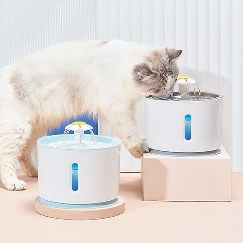 Automatischer Haustier-Katzen-Trinkbrunnen mit LED-Beleuchtung, 5er-Pack Filter, 1,6 l, USB, Hunde, Katzen, stumme Tränke, Futternapf, Trinkspender
Automatischer Haustier-Katzen-Trinkbrunnen mit LED-Beleuchtung, 5er-Pack Filter, 1,6 l, USB, Hunde, Katzen, stumme Tränke, Futternapf, Trinkspender