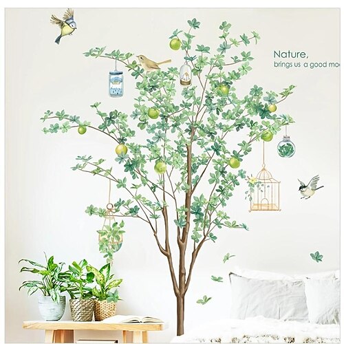 2 pièces été plante verte grand arbre cage à oiseaux stickers muraux salon chambre décoration auto-adhésif stickers muraux
2 pièces été plante verte grand arbre cage à oiseaux stickers muraux salon chambre décoration auto-adhésif stickers muraux