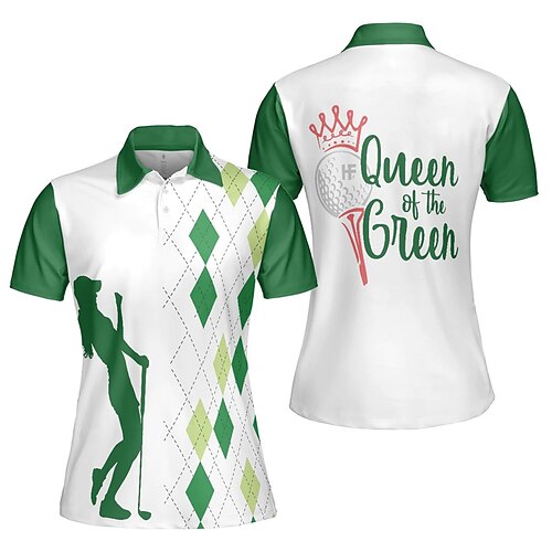 Femme T-shirt POLO Chemise de golf vêtements de golf Respirable Séchage rapide Doux Manche Courte Top Standard Géométrie Eté Printemps Tennis Le golf Badminton
Femme T-shirt POLO Chemise de golf vêtements de golf Respirable Séchage rapide Doux Manche Courte Top Standard Géométrie Eté Printemps Tennis Le golf Badminton