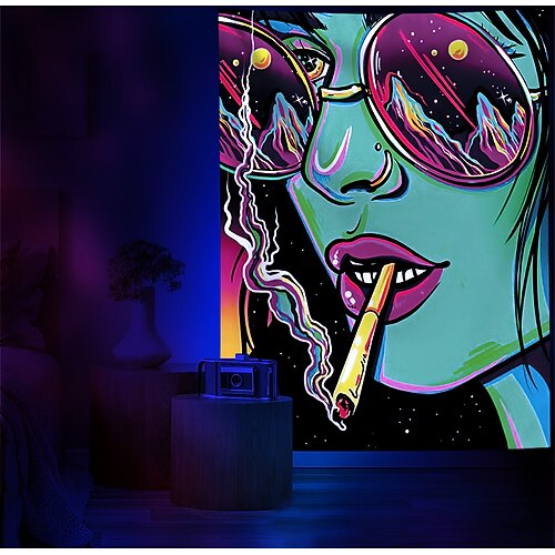 Blacklight tapisserie uv réactif cool fille trippy galaxie univers suspendu tapisserie mur art mural pour salon chambre
Blacklight tapisserie uv réactif cool fille trippy galaxie univers suspendu tapisserie mur art mural pour salon chambre