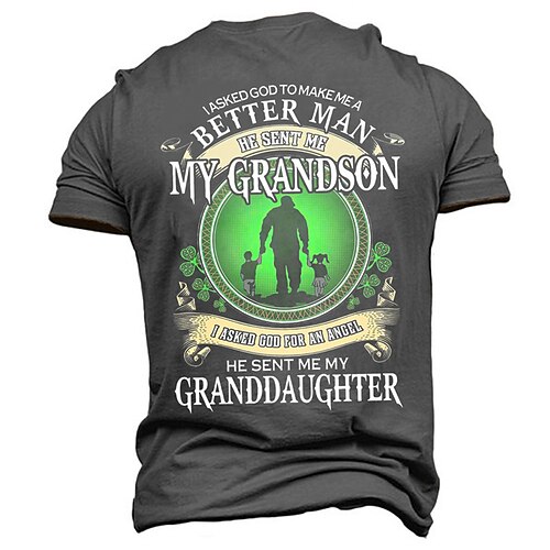 Homme T shirt Tee Graphic Lettre Col Ras du Cou Vêtement Tenue 3D effet Extérieur du quotidien Manche Courte Imprimer Design Rétro Vintage Papa T-shirt
Homme T shirt Tee Graphic Lettre Col Ras du Cou Vêtement Tenue 3D effet Extérieur du quotidien Manche Courte Imprimer Design Rétro Vintage Papa T-shirt