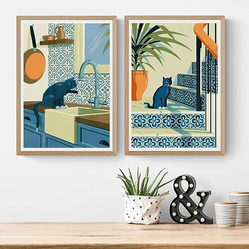 Animal mur art toile chat amoureux cadeau imprime et affiches abstrait portrait photos tissu décoratif peinture pour salon photos pas de cadre
Animal mur art toile chat amoureux cadeau imprime et affiches abstrait portrait photos tissu décoratif peinture pour salon photos pas de cadre