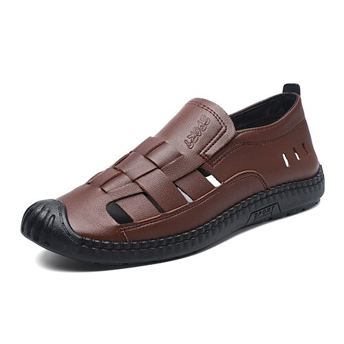 Homme Sandales Sandales de mode Plage Intérieur Polyuréthane Respirable Noir Marron Eté
Homme Sandales Sandales de mode Plage Intérieur Polyuréthane Respirable Noir Marron Eté