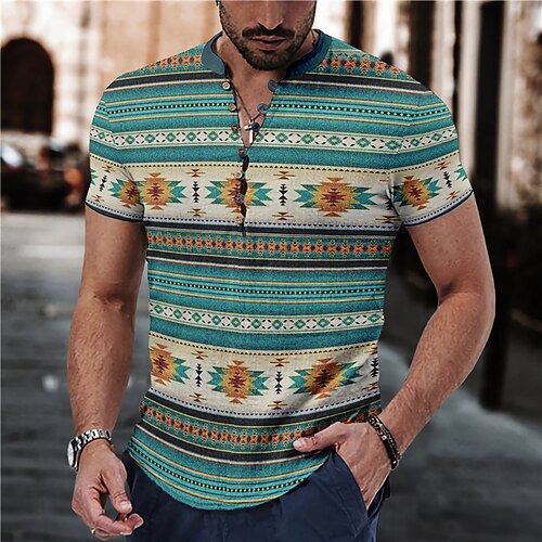 Men's Shirt Linen Shirt Tribal Graphic Prints Vintage Geometry Stand Collar Red Blue Green Gray Outdoor Street Short Sleeve Print Clothing Apparel Linen Fashion Streetwear Designer Casual
Men's Shirt Linen Shirt Tribal Graphic Prints Vintage Geometry Stand Collar Red Blue Green Gray Outdoor Street Short Sleeve Print Clothing Apparel Linen Fashion Streetwear Designer Casual