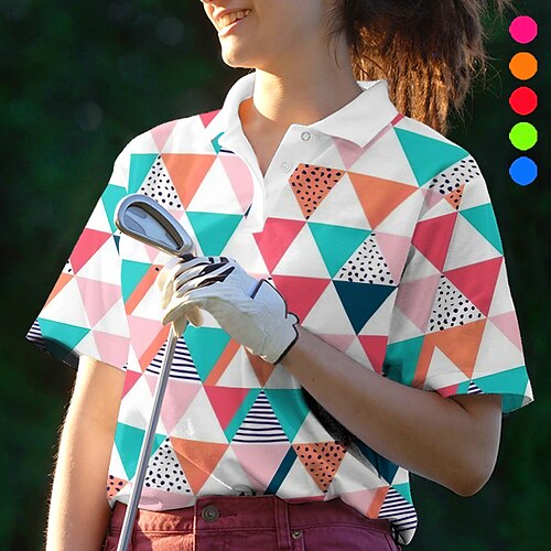 Mujer Camisas de polo ropa de golf Transpirable Secado rápido Ligero Manga Corta Camiseta Plaid Impreso Verano Tenis Golf pepinillo
Mujer Camisas de polo ropa de golf Transpirable Secado rápido Ligero Manga Corta Camiseta Plaid Impreso Verano Tenis Golf pepinillo