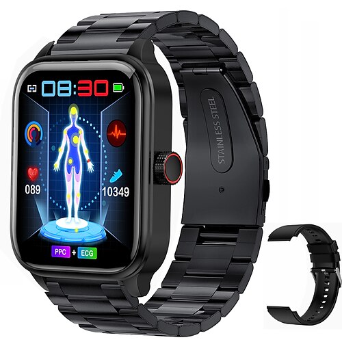 2023 ecg ppg montre intelligente hommes bluetooth appel de l'hypertension hyperglycémie hyperlipidémie fréquence cardiaque sport sain nfc smartwatch
2023 ecg ppg montre intelligente hommes bluetooth appel de l'hypertension hyperglycémie hyperlipidémie fréquence cardiaque sport sain nfc smartwatch