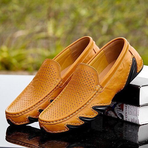 Homens Mocassins e Slip-Ons Mocassim Sapatos Confortáveis Tamanhos Grandes Casual Diário Couro Respirável 1718 dourado respirável 1718 Preto 1718 Azul Verão Primavera
Homens Mocassins e Slip-Ons Mocassim Sapatos Confortáveis Tamanhos Grandes Casual Diário Couro Respirável 1718 dourado respirável 1718 Preto 1718 Azul Verão Primavera