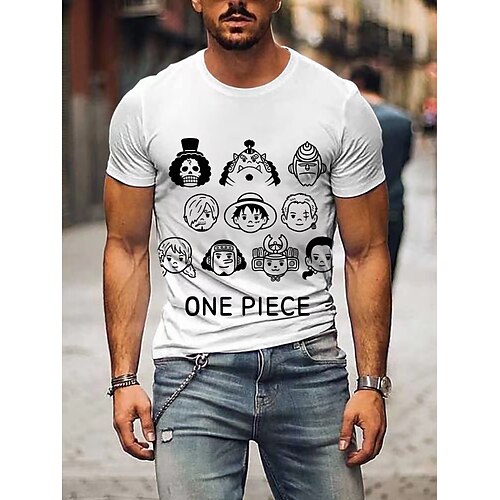 One Piece Affe D. Ruffy Roronoa Zoro T-Shirt-Ärmel Bedruckt Grafik T-shirt Für Herren Erwachsene 3D-Druck 100% Polyester Casual
One Piece Affe D. Ruffy Roronoa Zoro T-Shirt-Ärmel Bedruckt Grafik T-shirt Für Herren Erwachsene 3D-Druck 100% Polyester Casual