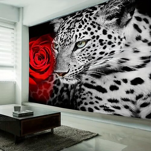 Animal Leopard Hanging Tapestry Wall Art Large Tapestry Mural Decor Photograph Backdrop Blanket Curtain Home Bedroom Living Room Decoration
Animal Leopard Hanging Tapestry Wall Art Large Tapestry Mural Decor Photograph Backdrop Blanket Curtain Home Bedroom Living Room Decoration