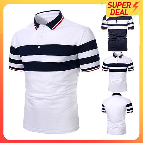 Per uomo POLO Camicia da golf Golf Informale Per eventi Classico Manica corta Di tendenza Essenziale Color Block Pulsante Estate Standard Nero Bianco Rosso scuro Blu marino scuro Grigio POLO
Per uomo POLO Camicia da golf Golf Informale Per eventi Classico Manica corta Di tendenza Essenziale Color Block Pulsante Estate Standard Nero Bianco Rosso scuro Blu marino scuro Grigio POLO