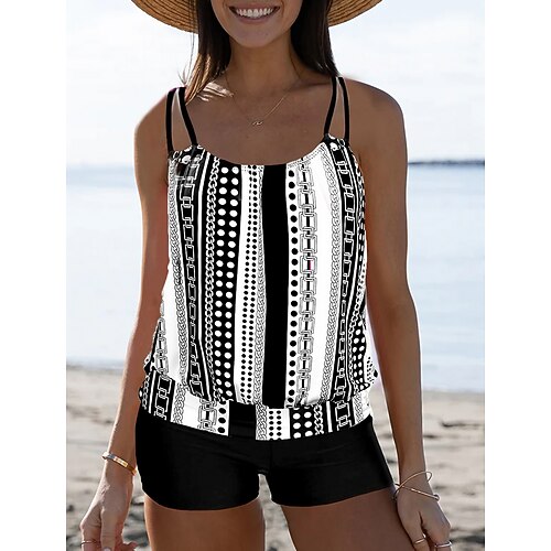 Damen Badeanzug Tankini 2 Stück Normal Bademode 2 teilig Print Graphic Schwarz Himmelblau Rosenrot Tank Top Stehkragen Badeanzüge Sport Strandbekleidung Sommer
Damen Badeanzug Tankini 2 Stück Normal Bademode 2 teilig Print Graphic Schwarz Himmelblau Rosenrot Tank Top Stehkragen Badeanzüge Sport Strandbekleidung Sommer