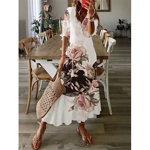 Damen kleid lang Casual kleid A Linie Kleid Sommerkleid Blumen Modisch Strassenmode Täglich Festtage Urlaub Rüsche Bedruckt Halbe Ärmel V Ausschnitt Kleid Lockere Passform Gelb Rosa Himmelblau Sommer
Damen kleid lang Casual kleid A Linie Kleid Sommerkleid Blumen Modisch Strassenmode Täglich Festtage Urlaub Rüsche Bedruckt Halbe Ärmel V Ausschnitt Kleid Lockere Passform Gelb Rosa Himmelblau Sommer