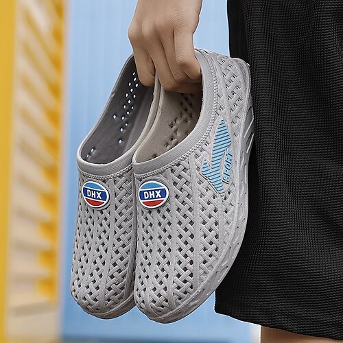 Men's Sandals Comfort Sandals Casual Beach Outdoor Daily Upstream Shoes PVC Waterproof Breathable Black Blue khaki Summer
Men's Sandals Comfort Sandals Casual Beach Outdoor Daily Upstream Shoes PVC Waterproof Breathable Black Blue khaki Summer