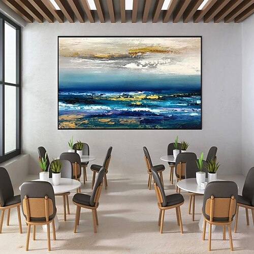 pintado à mão moderno abstrato azul oceano à beira-mar oceano puro pintura a óleo do mar arte escandinava da parede para presente de decoração de casa
pintado à mão moderno abstrato azul oceano à beira-mar oceano puro pintura a óleo do mar arte escandinava da parede para presente de decoração de casa