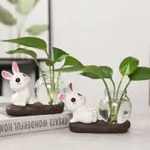 Ameublement de maison vase hydroponique lapin en céramique bureau fournitures de décoration de bureau nouveau lapin radis vert arrangement de fleurs conteneur
Ameublement de maison vase hydroponique lapin en céramique bureau fournitures de décoration de bureau nouveau lapin radis vert arrangement de fleurs conteneur