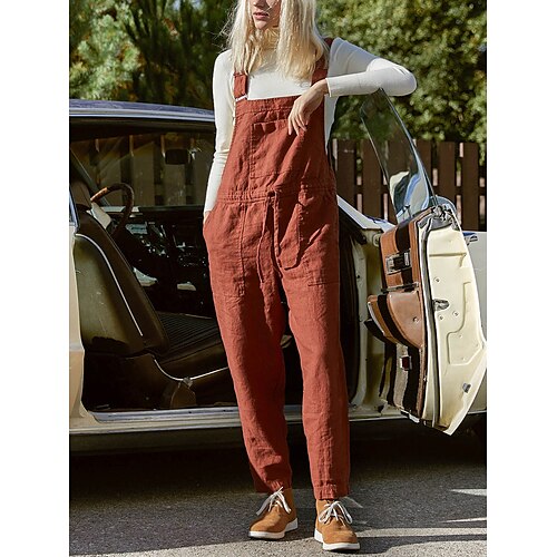 Damen-Overall, Tasche, einfarbig, quadratischer Ausschnitt, Streetwear, Alltag, Urlaub, normale Passform, ärmellos, Schwarz, Weinblau, S, M, L, Sommerhose mit weitem Bein, Urlaubsoverall
Damen-Overall, Tasche, einfarbig, quadratischer Ausschnitt, Streetwear, Alltag, Urlaub, normale Passform, ärmellos, Schwarz, Weinblau, S, M, L, Sommerhose mit weitem Bein, Urlaubsoverall