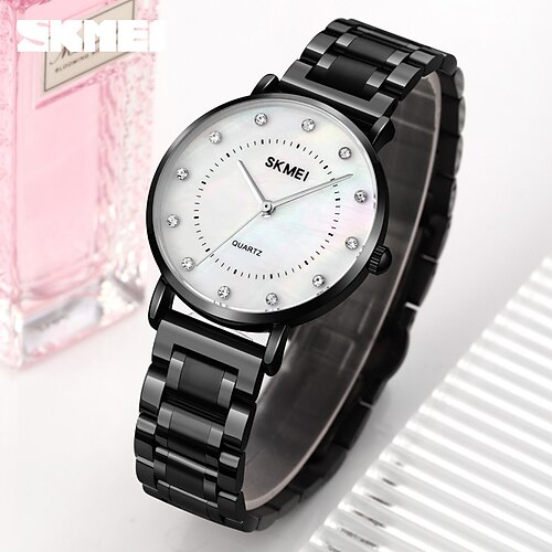 Skmei femmes montre à quartz mode décontracté minimaliste analogique montre-bracelet étanche en acier inoxydable montre pour femme femme horloge saint valentin cadeau
Skmei femmes montre à quartz mode décontracté minimaliste analogique montre-bracelet étanche en acier inoxydable montre pour femme femme horloge saint valentin cadeau
