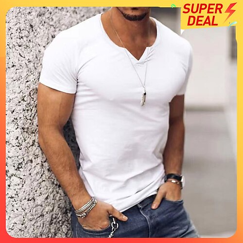 Per uomo maglietta Liscio A V Da mare Per uscire Maniche corte Abbigliamento Streetwear Moda Moderno
Per uomo maglietta Liscio A V Da mare Per uscire Maniche corte Abbigliamento Streetwear Moda Moderno