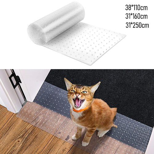 Carpet Protector for Pets, Cat Carpet Protector for Doorway, Cat Scratch Guard Carpet, 8.2FT Clear Heavy Duty Non-Slip Plastic Carpet Protector
Carpet Protector for Pets, Cat Carpet Protector for Doorway, Cat Scratch Guard Carpet, 8.2FT Clear Heavy Duty Non-Slip Plastic Carpet Protector