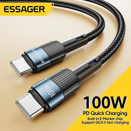 essager 100 w usb tipo c para usb c cabo usb-c pd carregador de carregamento rápido cabo de fio para macbook samsung xiaomi tipo c usbc cabo 3 m
essager 100 w usb tipo c para usb c cabo usb-c pd carregador de carregamento rápido cabo de fio para macbook samsung xiaomi tipo c usbc cabo 3 m