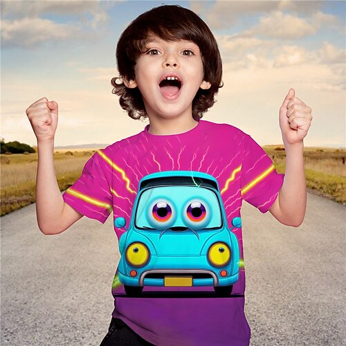 Garçon T-shirt Manche Courte T-shirt Tee-shirts Graphic Bande dessinée Automatique 3D effet Actif Sportif Mode Polyester Extérieur Casual du quotidien Enfants Col ras du cou 3-12 ans Graphique
Garçon T-shirt Manche Courte T-shirt Tee-shirts Graphic Bande dessinée Automatique 3D effet Actif Sportif Mode Polyester Extérieur Casual du quotidien Enfants Col ras du cou 3-12 ans Graphique
