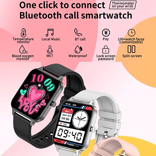696 MX8 Relógio inteligente 1.95 polegada Relógio inteligente Bluetooth Monitoramento de temperatura Podômetro Aviso de Chamada Compatível com Android iOS Feminino Masculino Chamadas com Mão Livre
696 MX8 Relógio inteligente 1.95 polegada Relógio inteligente Bluetooth Monitoramento de temperatura Podômetro Aviso de Chamada Compatível com Android iOS Feminino Masculino Chamadas com Mão Livre