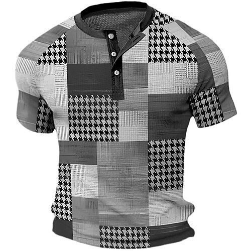 Homens Camisa Waffle Henley camiseta raglã Gráfico Bloco de cor Xadrez Henley Roupa Impressão 3D Ao ar livre Diário Manga Curta Botão Moda Designer Casual
Homens Camisa Waffle Henley camiseta raglã Gráfico Bloco de cor Xadrez Henley Roupa Impressão 3D Ao ar livre Diário Manga Curta Botão Moda Designer Casual