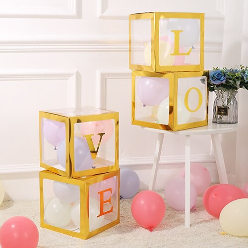 3 Stück – Gold, eine 25 cm große Ballonbox, Geburtstagsballonbox, Party-Überraschungsbox
3 Stück – Gold, eine 25 cm große Ballonbox, Geburtstagsballonbox, Party-Überraschungsbox