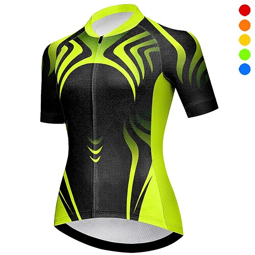 21Grams Women's Cycling Jersey Short Sleeve Bike Top with 3 Rear Pockets Mountain Bike MTB Road Bike Cycling Breathable Quick Dry Moisture Wicking Reflective Strips Yellow Blue Mint Green Sports
21Grams Women's Cycling Jersey Short Sleeve Bike Top with 3 Rear Pockets Mountain Bike MTB Road Bike Cycling Breathable Quick Dry Moisture Wicking Reflective Strips Yellow Blue Mint Green Sports