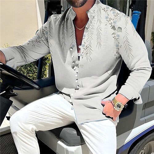 Herren Hemd leinenhemd Blumen Grafik-Drucke Blätter Ständer Wein Grau Outdoor Strasse Langarm Bedruckt Bekleidung Leinen Modisch Strassenmode Designer Brautkleider schlicht
Herren Hemd leinenhemd Blumen Grafik-Drucke Blätter Ständer Wein Grau Outdoor Strasse Langarm Bedruckt Bekleidung Leinen Modisch Strassenmode Designer Brautkleider schlicht
