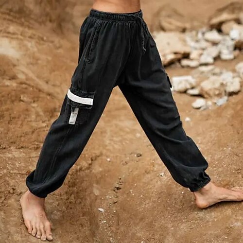 Homens Corredor Calças Calça verão Patchwork Com Cordão Cintura elástica Tecido Conforto Respirável Ao ar livre Diário Para Noite Moda Casual Preto
Homens Corredor Calças Calça verão Patchwork Com Cordão Cintura elástica Tecido Conforto Respirável Ao ar livre Diário Para Noite Moda Casual Preto