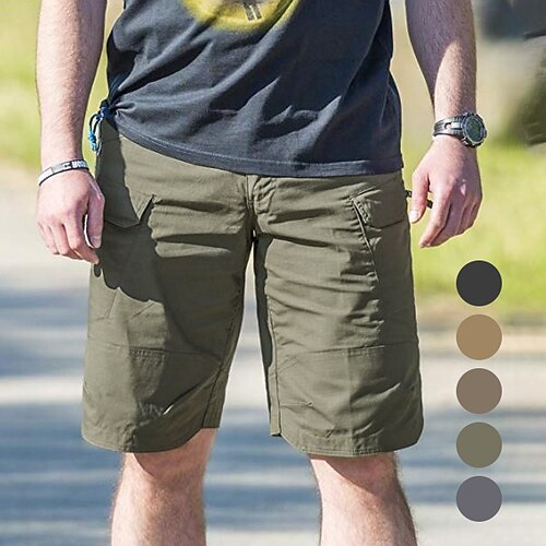 Homme Shorts Cargo Shorts de Randonnée Shorts tactiques Militaire Eté Extérieur Ripstop Respirable Séchage rapide Poids Léger Cuissard Short Bas Longueur du genou Vert Noir Camping / Randonnée
Homme Shorts Cargo Shorts de Randonnée Shorts tactiques Militaire Eté Extérieur Ripstop Respirable Séchage rapide Poids Léger Cuissard Short Bas Longueur du genou Vert Noir Camping / Randonnée