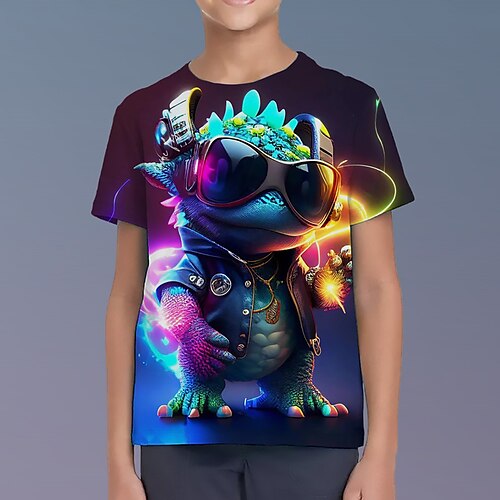 Jungen T-Shirt Kurzarm T-Shirt Karikatur Dinosaurier 3D-Druck Aktiv Sport Modisch Polyester Outdoor Casual Täglich kinderkleidung Rundhalsausschnitt 3-12 Jahre 3D-gedruckte Grafik Regular Fit Hemd
Jungen T-Shirt Kurzarm T-Shirt Karikatur Dinosaurier 3D-Druck Aktiv Sport Modisch Polyester Outdoor Casual Täglich kinderkleidung Rundhalsausschnitt 3-12 Jahre 3D-gedruckte Grafik Regular Fit Hemd