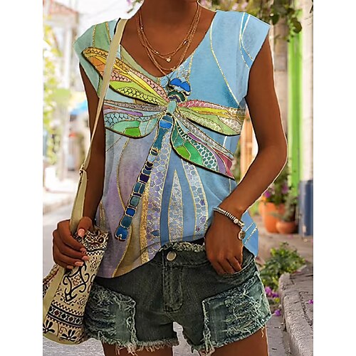 Débardeur Femme Rose Claire Bleu Orange Animal Imprimer Sans Manches Casual basique Col V Normal Standard S
Débardeur Femme Rose Claire Bleu Orange Animal Imprimer Sans Manches Casual basique Col V Normal Standard S